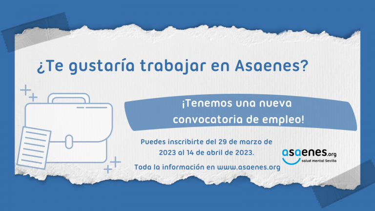 Convocatoria para Técnico/a Superior en Asaenes Salud Mental Sevilla