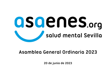 Convocatoria Asamblea General Ordinaria Asaenes Salud Mental Sevilla 2023