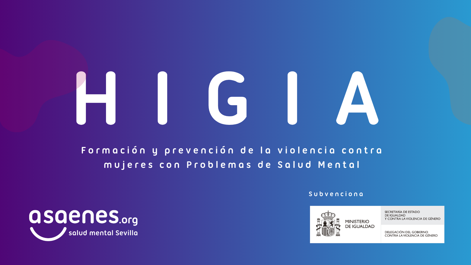 “HIGIA: Formación y prevención de la violencia contra las mujeres con Problemas de Salud Mental“