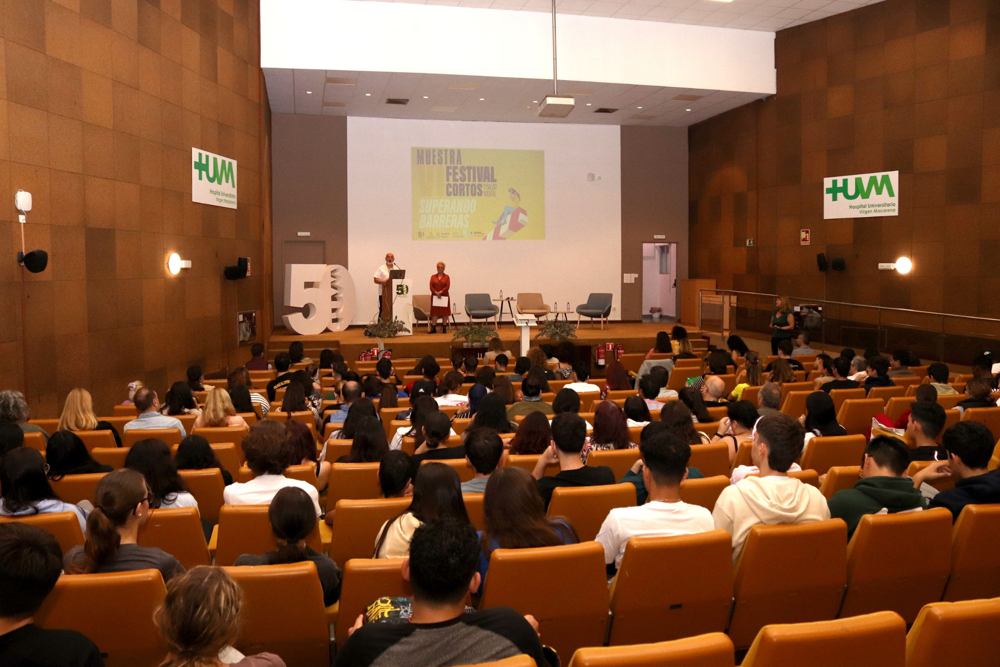 La Muestra del VI Festival de Cortos y Salud Mental llegó al Hospital Virgen Macarena